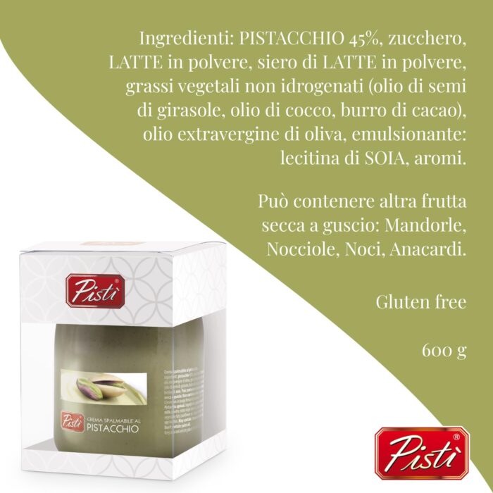 Pisti Cream of Pistachio from Sicily 21.2 Ounce (600g) - Image 4